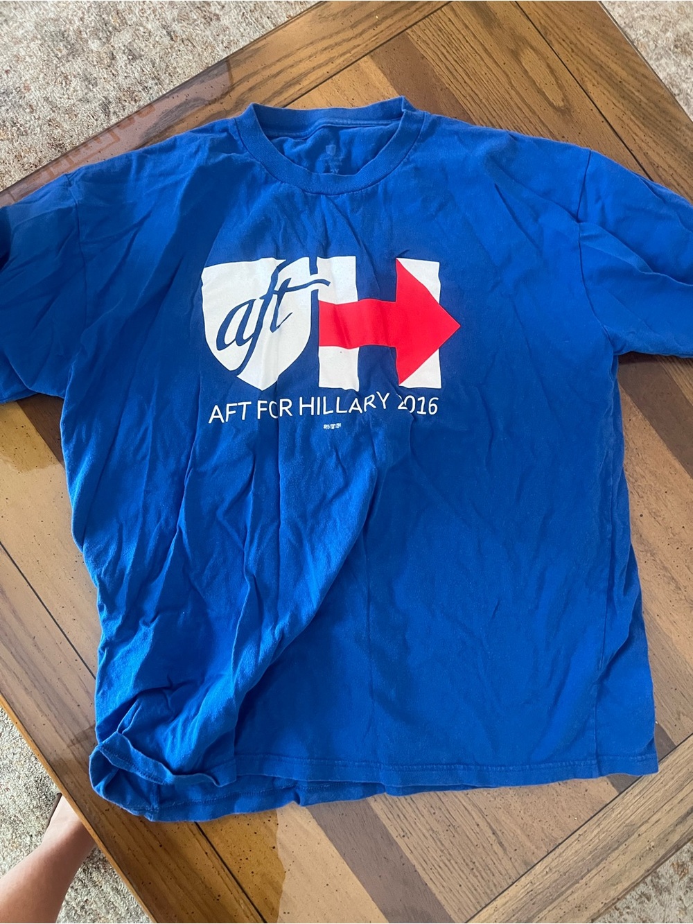 Collectors political shirt. Hillary 2016 AFT Political Graphic Tee